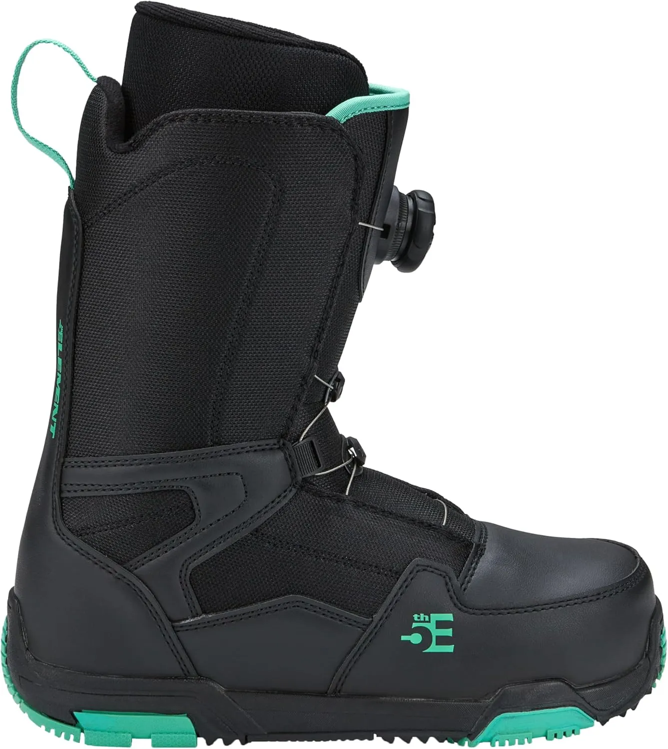 5th Element Lace Up and Dial Snowboard Boots for Women-Compatible with Strap Snowboard Bindings with Waterproof Liners-All Mountain Snowboarding Womens Sizes