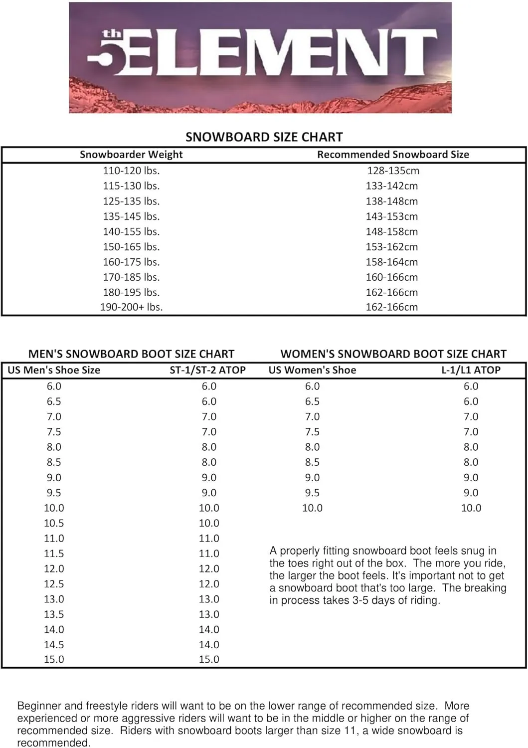 5th Element Lace Up and Dial Snowboard Boots for Women-Compatible with Strap Snowboard Bindings with Waterproof Liners-All Mountain Snowboarding Womens Sizes