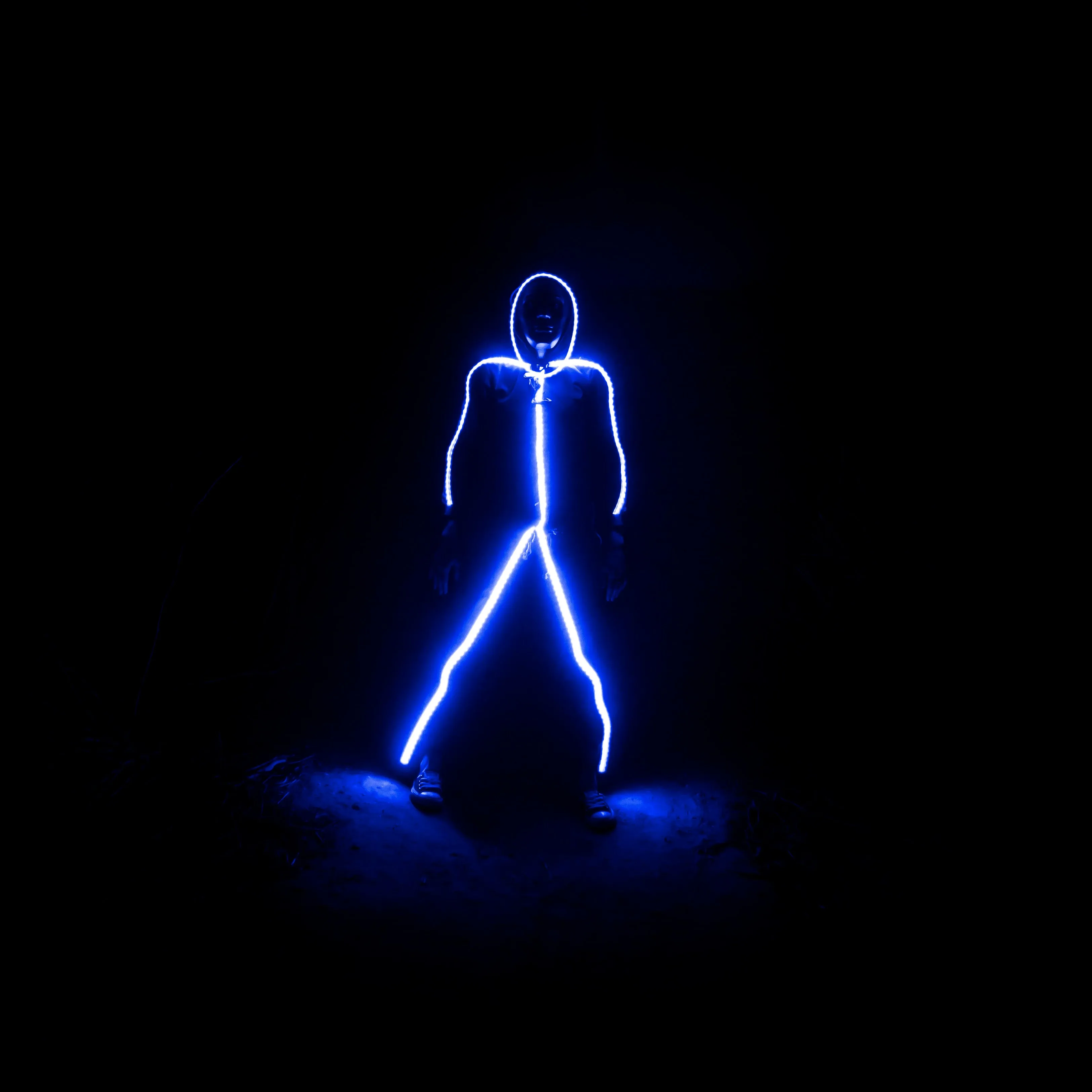 Adult LED stickman costume