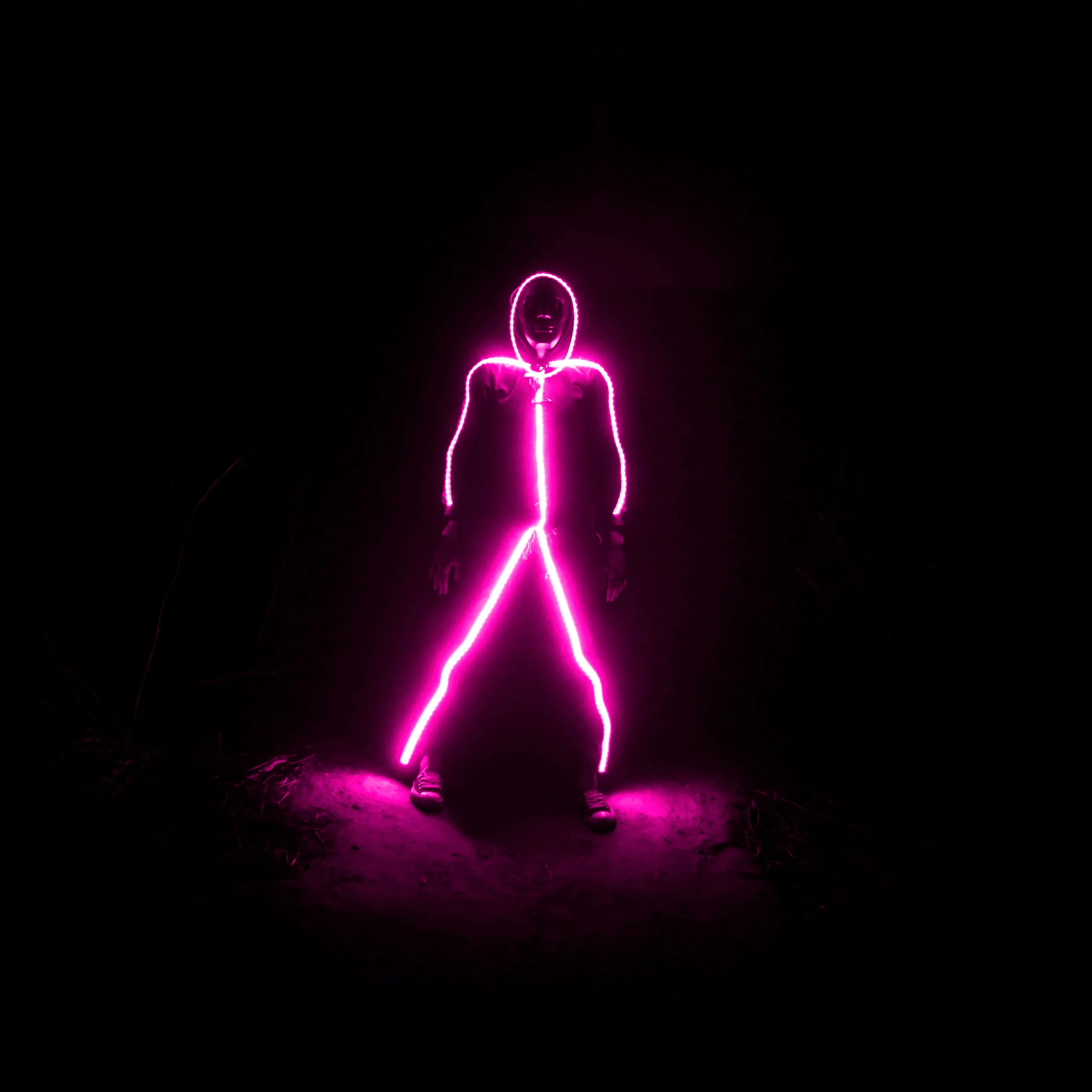 Adult LED stickman costume