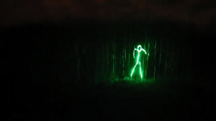 Adult LED stickman costume