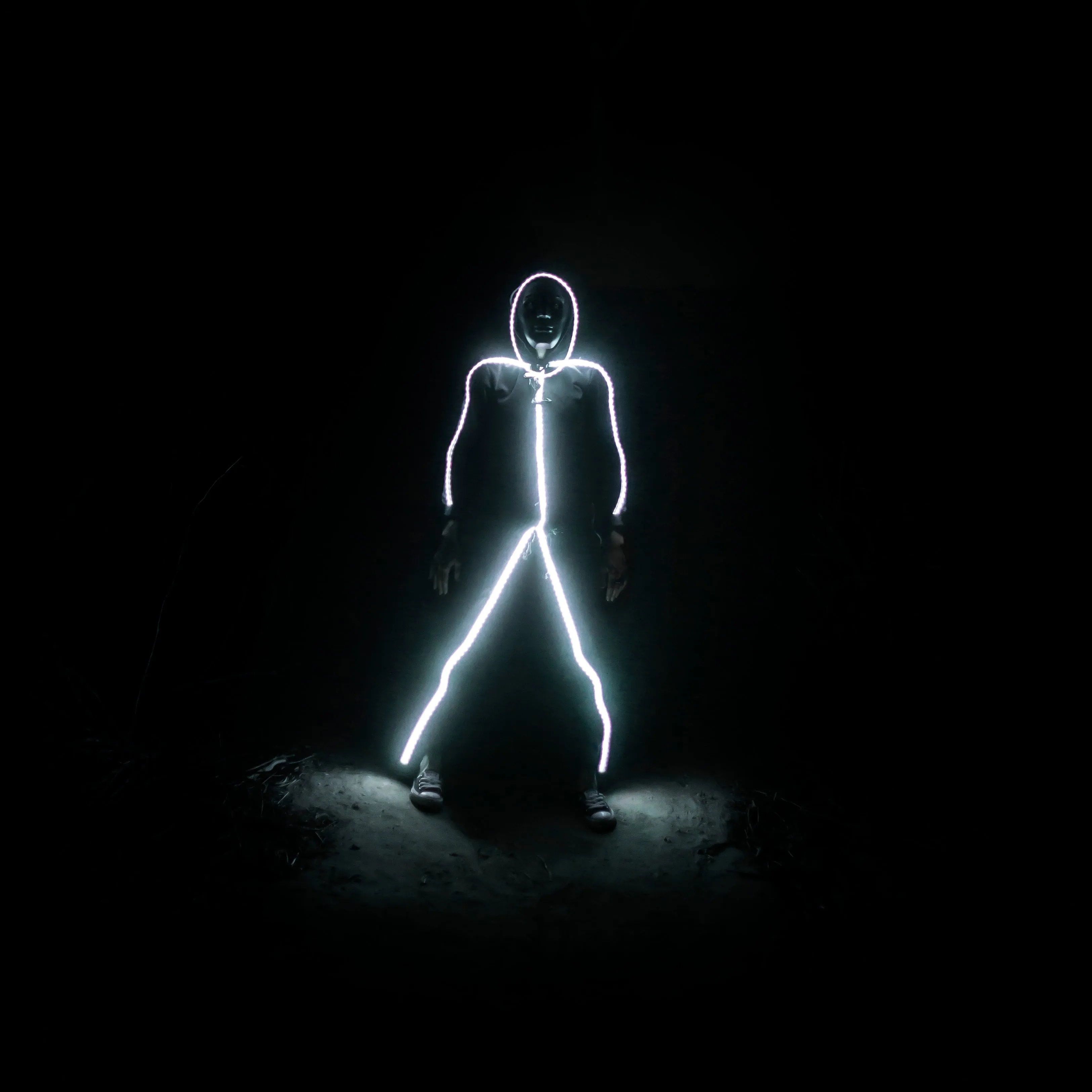 Adult LED stickman costume