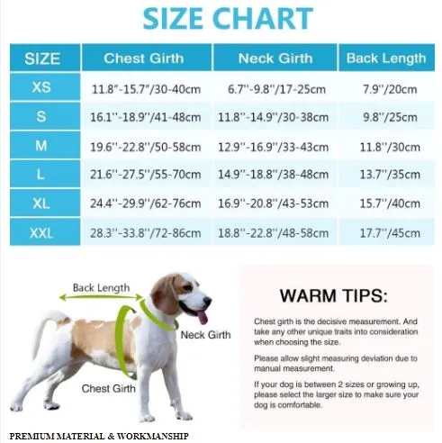 Ashore Shop Dog Pet Life Jacket Reflective Preserver Vest with Handle