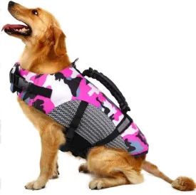 Ashore Shop Dog Pet Life Jacket Reflective Preserver Vest with Handle