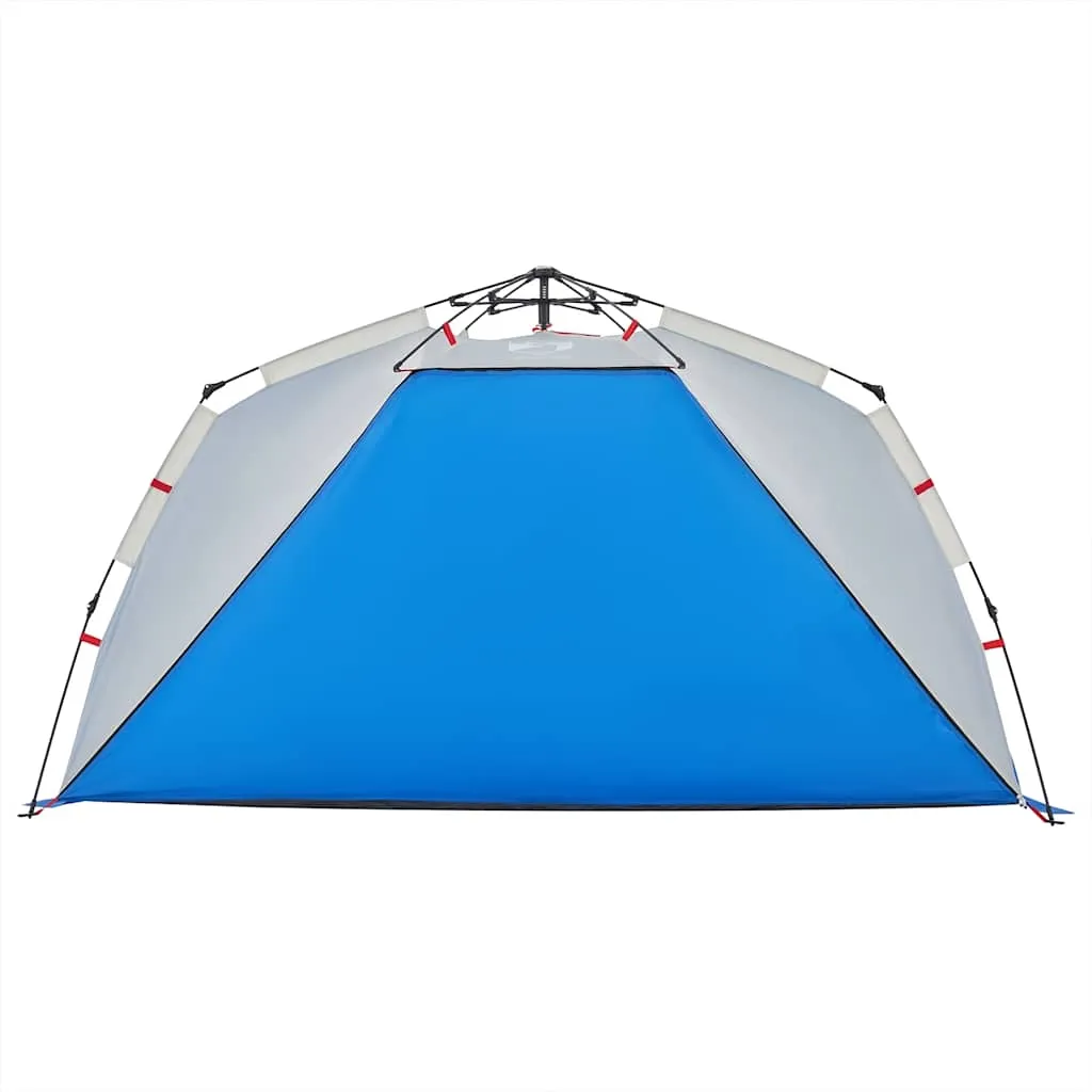 Beach Tent 3-Person Azure Blue Quick Release Waterproof