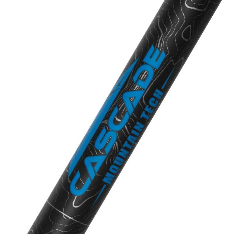 Carbon Fiber Quick Lock Trekking Poles (Cork Grip) - Grey