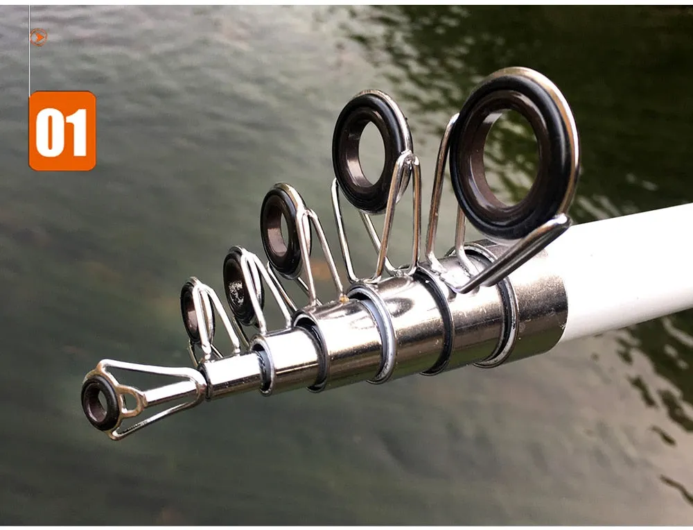 Carbon Fibre Telescopic Fishing Rod