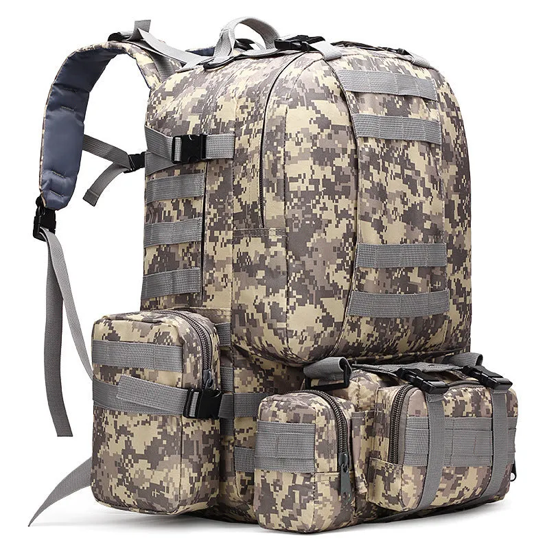 Crocox MOLLE Tactical Backpack Bag Military Pouches Rucksack Canvas Army Hiking