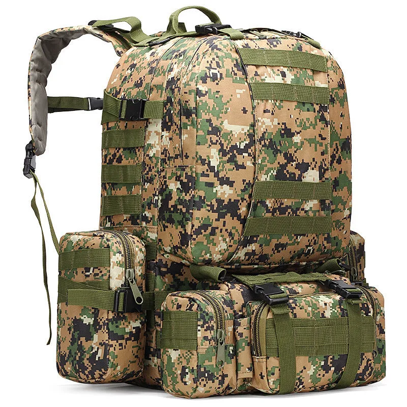Crocox MOLLE Tactical Backpack Bag Military Pouches Rucksack Canvas Army Hiking