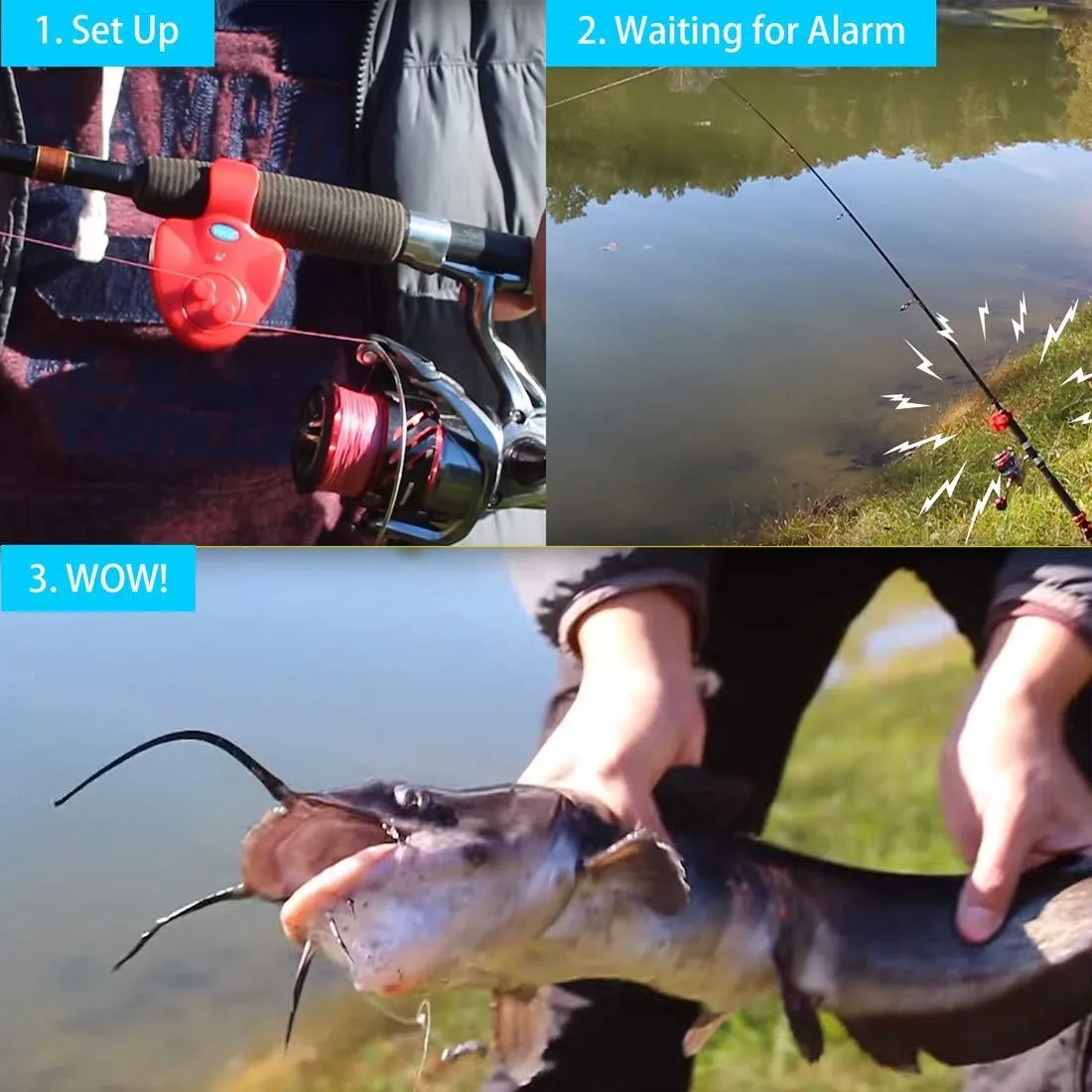 Fishing Rod Clip-On Bite Alarm