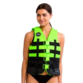 Jobe 4 Buckle Life Vest Lime 2XL 244823001-2XL