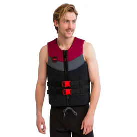 Jobe Neoprene Life Vest Men Burgundy Red 2XL  244922002-2XL 