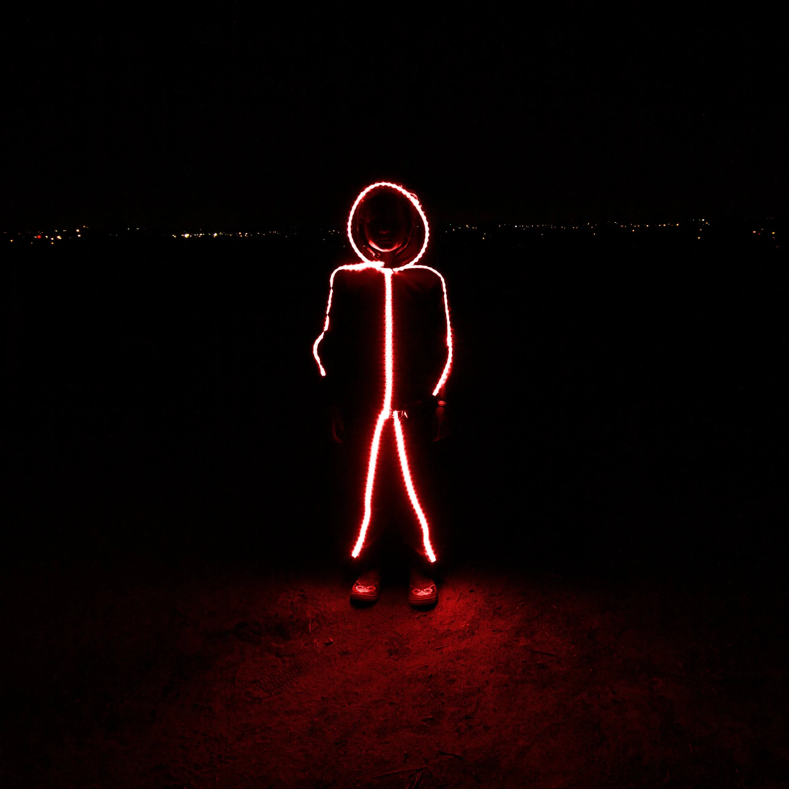 Kids LED stickman costume