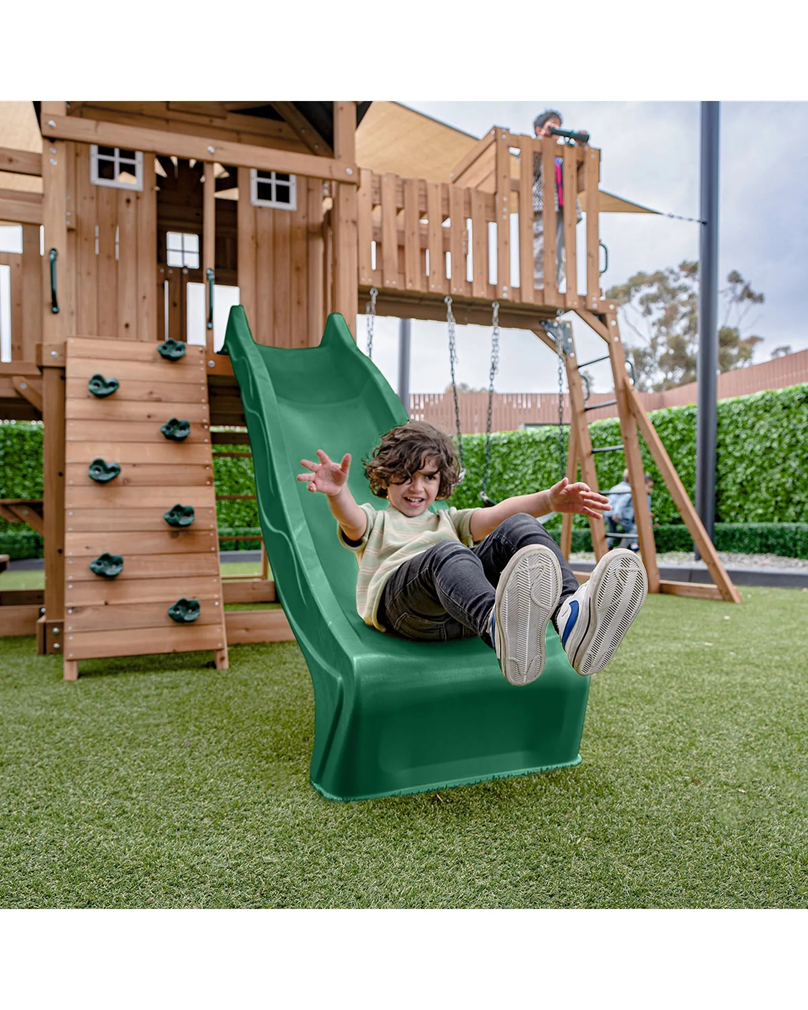 Lifespan Kids Kensington Play Centre Set with 2.2m Green Slide