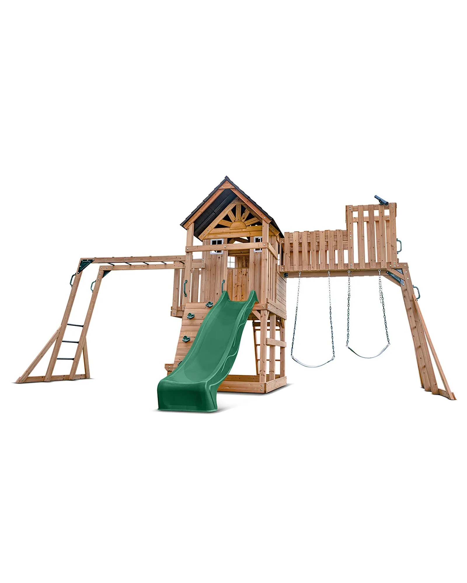 Lifespan Kids Kensington Play Centre Set with 2.2m Green Slide