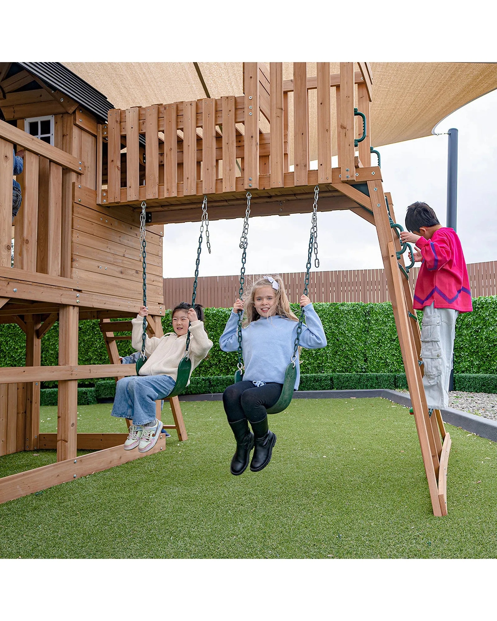 Lifespan Kids Kensington Play Centre Set with 2.2m Green Slide