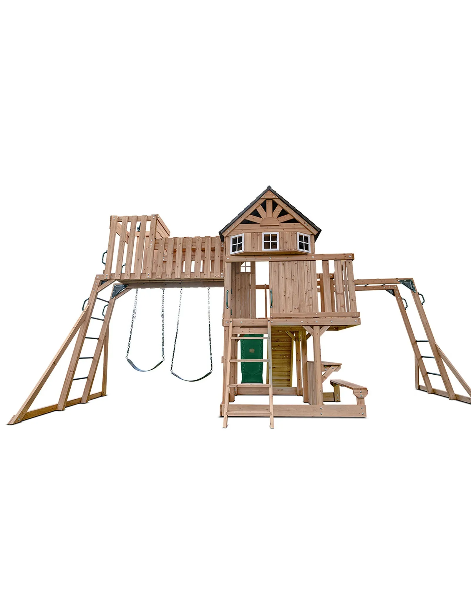Lifespan Kids Kensington Play Centre Set with 2.2m Green Slide