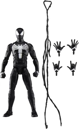 Marvel Legends Series Gamerverse Peter Parker Black Suit, Spider-Man 2 Video Game-Inspired Collectible 6 Inch Action Figure