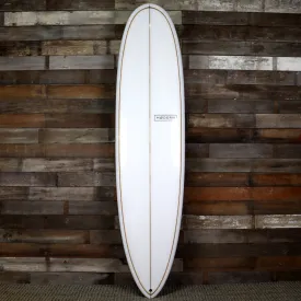 Modern Love Child 8'0 x 22 ½ x 3 ⅜ Surfboard - Grey Orange Pinlines • DAMAGED