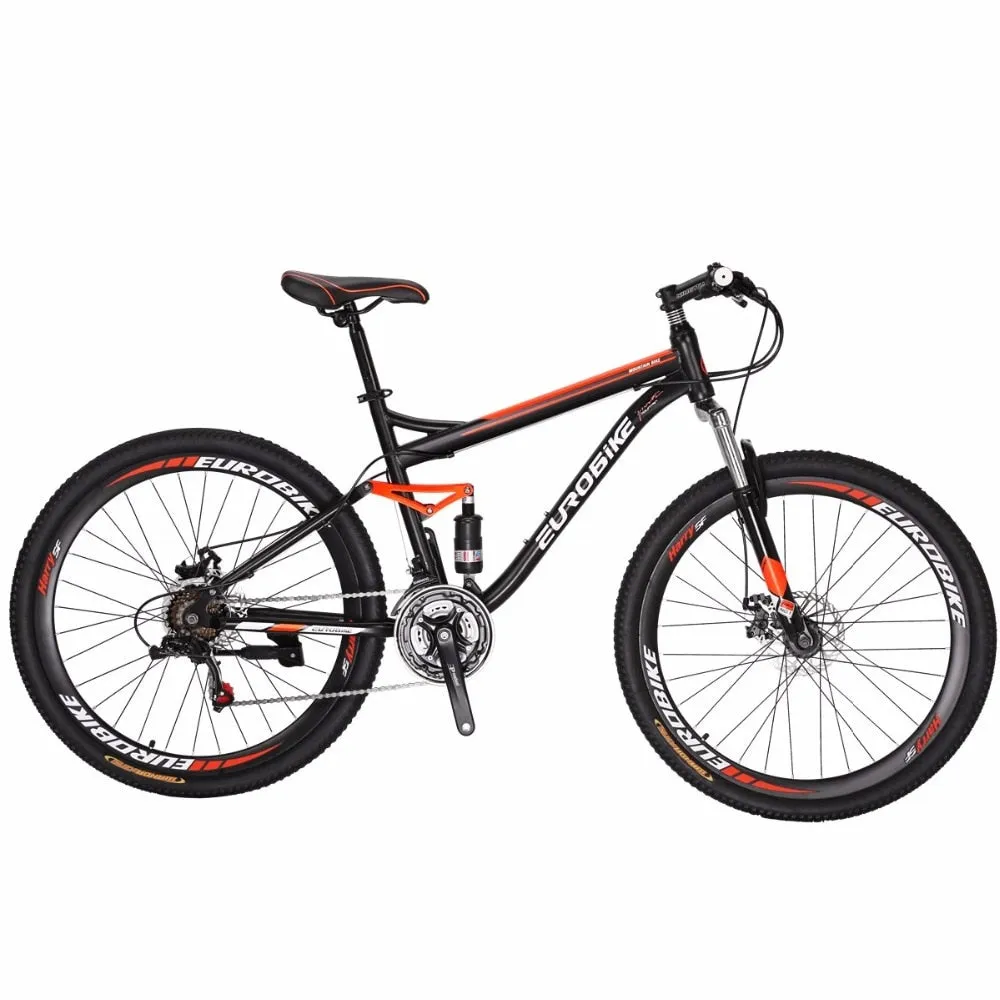 Mountain Bike EUROBIKE S7 BMX 27.5"21 Speed  Dual Disc Brake Bike