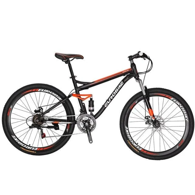 Mountain Bike EUROBIKE S7 BMX 27.5"21 Speed  Dual Disc Brake Bike