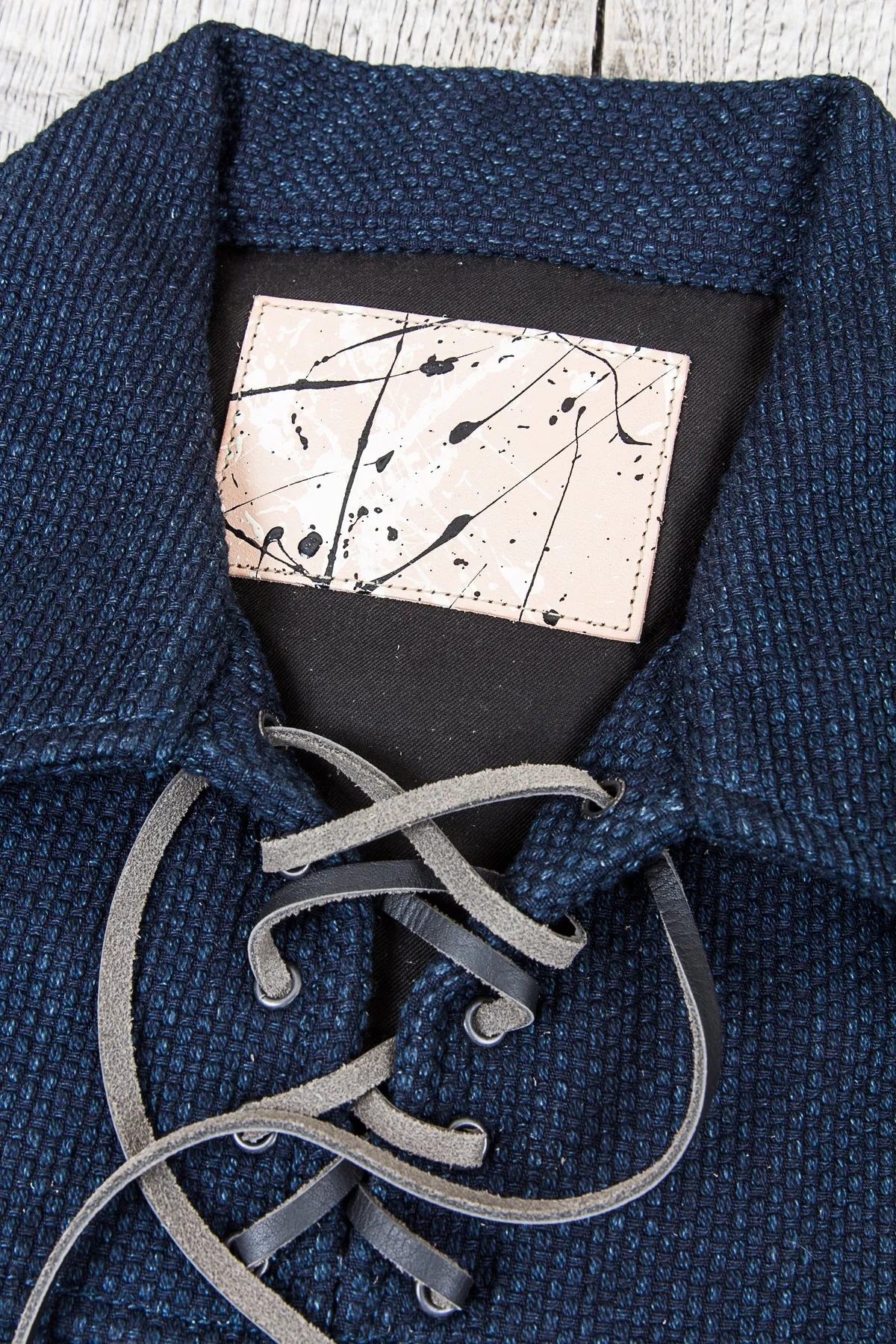 Pallet Life Story Sashiko Pullover Indigo Jacket