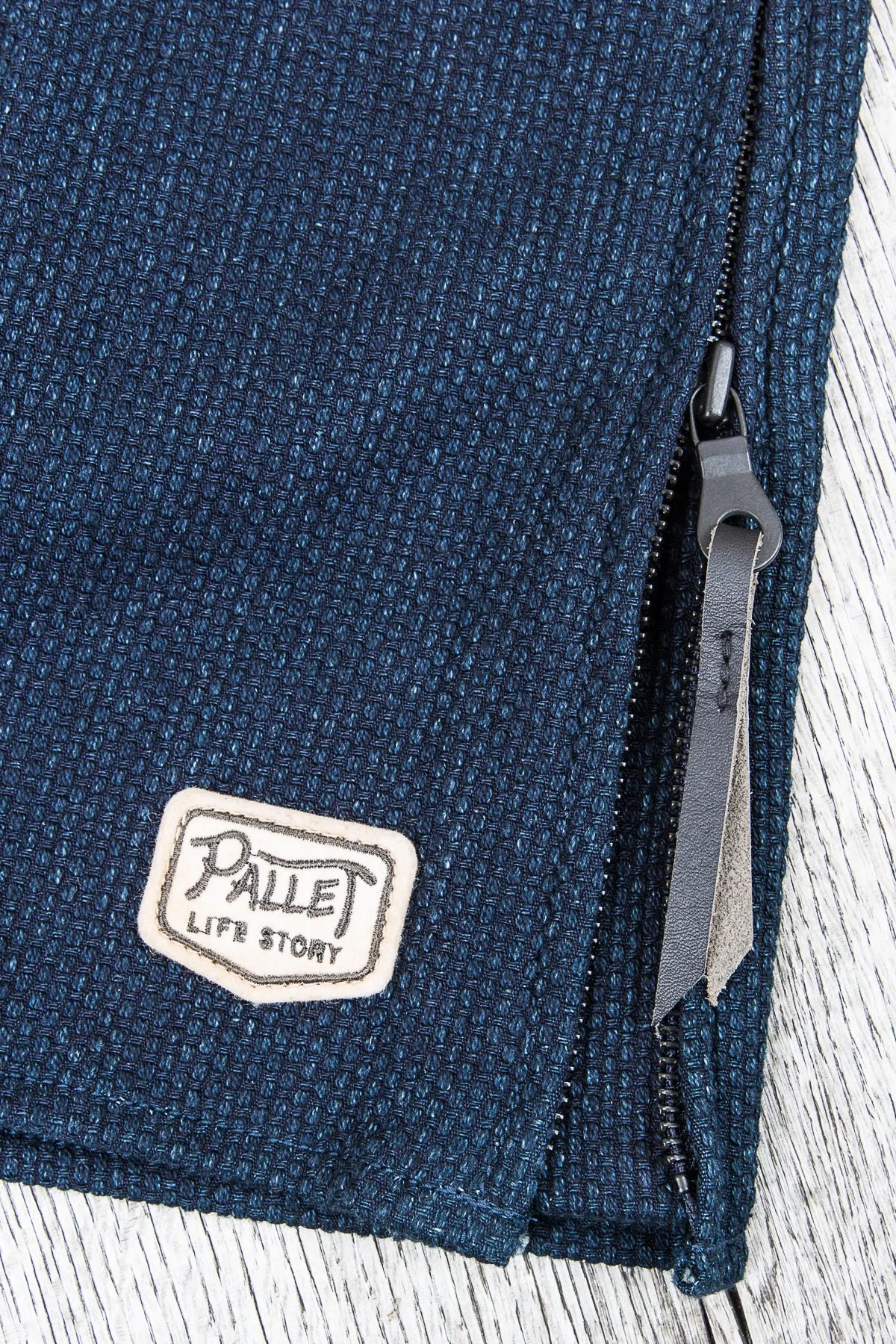 Pallet Life Story Sashiko Pullover Indigo Jacket