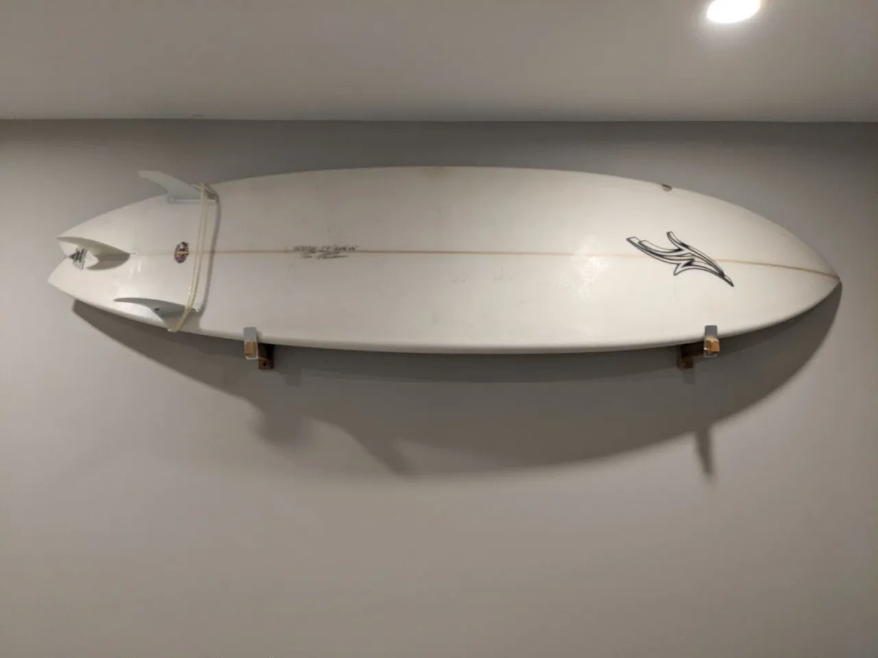Timberlake Surfboard Display | Minimalist Wood Rack | Holds 20 lbs