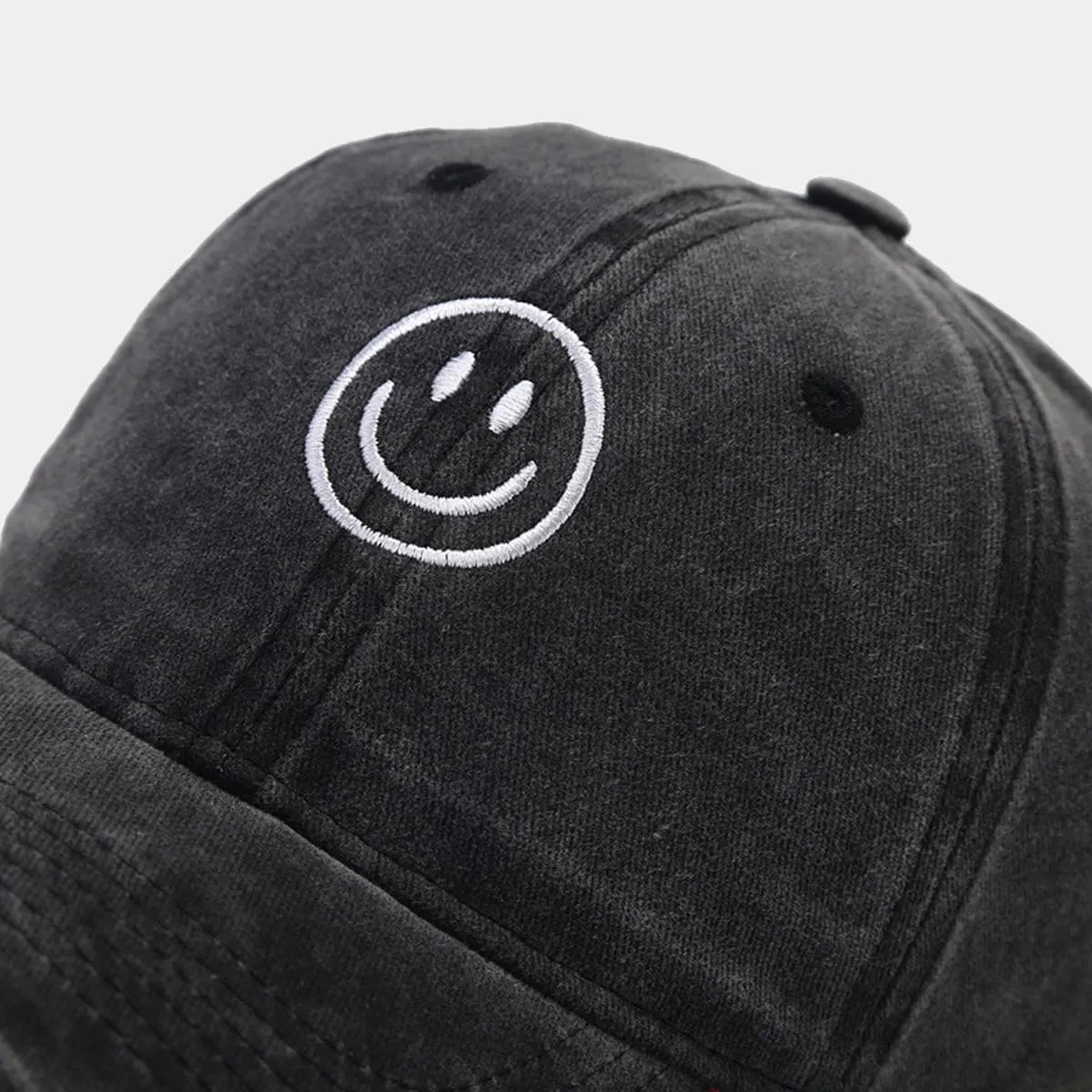 Unisex Basic Solid Baseball Cap Vintage Washed Distress Cotton Low Profile Dad Hat Adjustable Sports Hat
