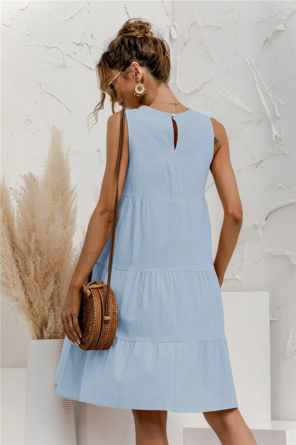 Women's Cool Cotton Summer Swing Dress