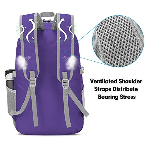ZOMAKE Lightweight Packable Backpack Water Resistant Hiking Daypack, Small Travel Backpack for Women Men